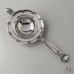 ジョージジェンセン ACORN ティーストレーナー 茶こし AG925 Georg Jensen