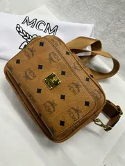 新作SALE美品 MCM ショルダーバッグ モノグラム ベージュ バッグ