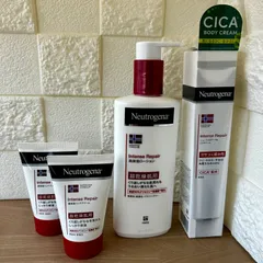 ニュートロジーナ 4点セット　インテンスリペア ボディ エマルジョン 250ml　インテンスリペア リッチバーム 100g CIKA配合　インテンスリペア ハンドクリーム 50g 2点