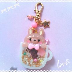 ☆うさマグカップ☆　〜バックチャーム、キーホルダー〜