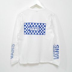 90s? old vans 袖ロゴチェッカーロンT スカルパイレーツ - メルカリ