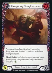 【中古】Flesh and Blood MON148[C]：Hungering Slaughterbeast (2)