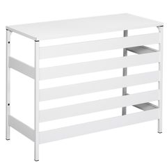 エアコン室外機カバー 900×380×730mm 折り畳み式　白 エアコン室外機カバー 900×380×730mm 折り畳み式 白 組み立て