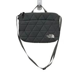 美品 THE NORTH FACE ザノースフェイス Geoface Pouch キルティング ショルダーバッグ NM32356 グレー メンズ レディース 古着 中古 USED