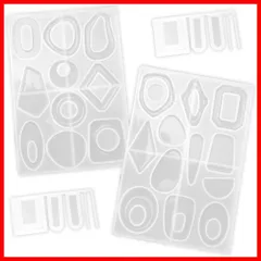 【速発送】l シリコンモールド 2点セット レジン 抜き型 イヤリング ペンダント クセサリー