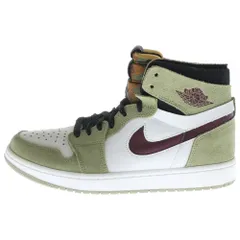 NIKE (ナイキ) AIR JORDAN 1 ZOOM AIR CMFT エアジョーダン1 ズームコンフォート ハイカットスニーカー ホワイト/カーキ US8/26cm CT0978-203