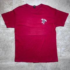 【usa製】 ABC STORES  Tシャツ  GUAM  L size  レッド  赤  エービーシーストア  グアム  ウミガメ  バックプリント  フェード  オーバーサイズ  古着
