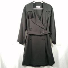 ISSEI MIYAKE チェスターコート ブラック サイズ M ベルト付き 黒 レディース イッセイミヤケ