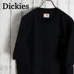 海外古着 Dickies ディッキーズ ポケット付 クルーネック無地Tシャツ