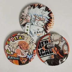 僕のヒーローアカデミア 爆豪勝己 缶バッジ セット