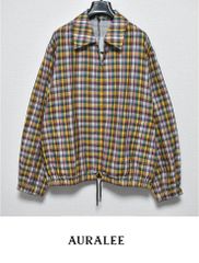 美品 AURALEE シャツブルゾン 3 美品 AURALEE シャツブルゾン 3