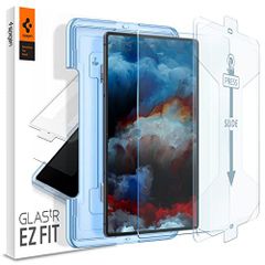 Spigen EZ Fit ガラスフィルム Galaxy Tab S8 Ultra 用 貼り付けキット付き ギャラクシー Tab S8 Ultra 対応 保護 フィルム 1枚入