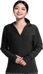 [Rmally] ラッシュガード レディース uvカット パーカー 長袖 水着 ジップアップ フード付き ポケット付き UPF50+ 紫外線対策 伸縮性 通気性 接触冷感 日焼け対策 体型カバー プール 海 海水浴 サウナ 水陸両用 SIZE M