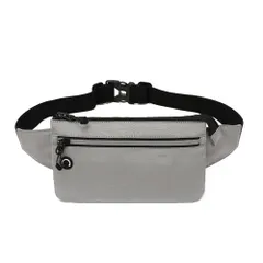 ☆ ライトグレー ☆ ウエストポーチ ウエストポーチ 超薄型 ランニングベルト ランニングポーチ ポーチ ウエストバッグ ウエストバック ボディバッグ ボディバック 多機能 軽量 軽い 薄型 スリム 長さ 調整可能 高隠蔽性 ナチュラル コンパクト 携帯 便利