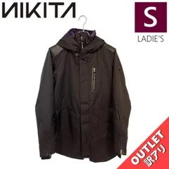 【OUTLET】 NIKITA DISTORTION PARKA JKT BLACK Sサイズ レディース スノーボード スキー ジャケット JACKET アウトレットのサムネイル