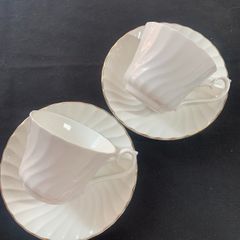 RoyalKendal カップ＆ソーサー ロイヤルケンダル 白 ホワイト 無地 シンプル ブランド食器 ティーカップ