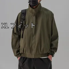 [XL フィット]メンズ ファッション 服 男性用 オシャレ シンプル 大人 かっこいい 大きいサイズ ストリート 紳士服 ジャケット 立体 ストライプ トップス レトロ 快 ワークウェア スタンドカラー カジュアル ジャケット