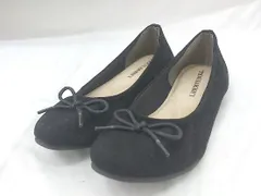 ◇ LibertyDoll リバティードール リボン フラット パンプス サイズ SS ブラック レディース P  【1303030002143】