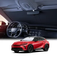 【6層断熱素材】 Lamicall トヨタ クラウンスポーツ セダン エステート 30系 フロントガラス サンシェード: 車サンシェード 日除け 車 クルマ フロントサンシェード, 車用 フロントガラス サンシェード 折り畳み式 カーシェード 断熱 カー用 0