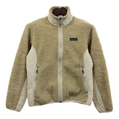 00年代 patagonia パタゴニア Retro-X レトロX フリースジャケット アウトドア ベージュ (レディース S) 中古 古着 Q8944
