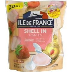 ILE DE FRANCE シェル・イン チーズ（ストロベリー風味） 400ｇ（20ｇ×20個）冷蔵便 コストコ