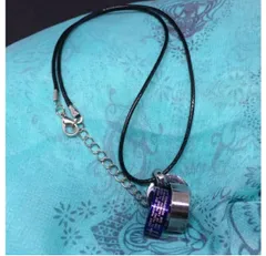 ペア2個　ダブル リング チタンペンダントレディース メンズ プレゼント