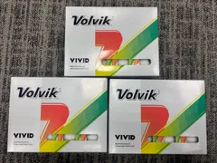 【新品未使用】【新品未使用】ボルビック Volvik 2024 New VIVID マットカラー ホワイト 3ダースセットのサムネイル