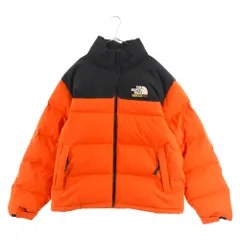 GUCCI (グッチ) 22SS ×THE NORTH FACE DOWN JACKET ヨーク カラー切替え ジップアップダウンジャケット 663757 XAADP オレンジのサムネイル