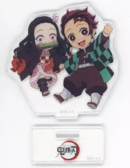 【中古】アクリルスタンド・アクリルパネル 竈門炭治郎＆竈門禰豆子 「鬼滅の刃 鬼滅祭 ～アニメ伍周年記念祭～ アクリルスタンド みにきゃら集 表紙イラスト」