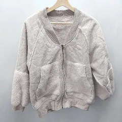 ■ ｗ closet 長袖 ボアブルゾン サイズF ピンクベージュ レディース E  【1405140007091】のサムネイル
