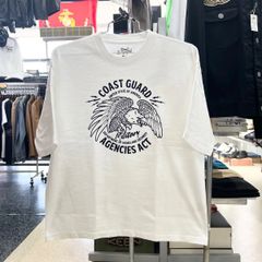 XL あり‼️香川　ブランド‼️dualvoice デュアルボイス⚫︎半袖　Tシャツ　スラブ天竺　イーグル　プリント　ホワイト　ダークグレー　M L
