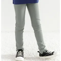 Bee【クーポン利用で20％OFF♪】ストレッチパンツ◇スキニー×アッシュグレ◇韓国子供服 韓国子ども服 韓国こども服 キッズ 女の子 ガールズ 100 110 120 130 140 150