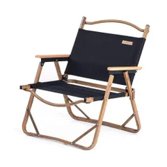 Small_黒い Naturehike アルミニウム椅子 600Ｄポリエステルオックスフォード採用 アルミ支柱 耐荷重120kg コンパクト 折りたたみチェア チェアベンチ ビーチ 庭園 アウトドア キャンプ用 アウトドア用品(S, 黒い)