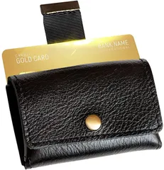 京極匠工房 ミニ財布 メンズ コンパクト 本革 プレゼント 小さい 5( ブラック)