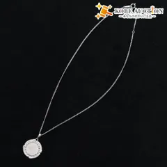 ■ エリザベス ツバルホース プラチナコイン ネックレス ペンダント TUVALU 2018 9995PT. 1/25 OZ 3 DOLLARS Pt850 総重量 6g シルバー