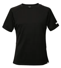 Size:2XL_Style:ブラック [フリーズテック] 氷撃 半袖 クルーネックインナー レギュラーフィットタイプ ブラック (2XL) (パフォーマンスライン)