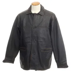 【中古】ビームス BEAMS 2022年秋冬 シープスキン ヴィンテージ加工 カーコーチジャケット ブラック【サイズM】【メンズ】のサムネイル