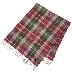 良好 JILL by JILL STUART ジルバイジルスチュアート  ストール  マルチカラー 大判 チェック柄 フリンジ アクリル100％ レディース　240001101094