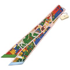 エルメス(HERMES) ツイリー ファクトリースーツ Factory Suite 2023SS ローズペール/ブルー/マルチカラー シルク 新品 レディース スカーフ