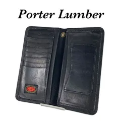 未使用級✨PORTER ロングウォレット　LUMBER レザー　ブラック 正規取扱店 Lewis Leathers (ルイスレザー) x PORTER LONG