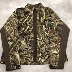 REAL TREE リアルツリー リアルツリーカモ ジャケット アウター カモフラ柄 迷彩柄 総柄 ミリタリー 古着 USED Vintage ヴィンテージ 刺繍ロゴ フリース スタンドカラー