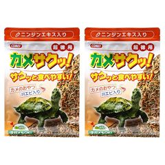 コメット【2袋セット】【大好物川エビミックスのカメのエサ】超徳用カメサクッ！300グラム 1