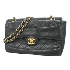 シャネル(Chanel) シャネル ショルダーバッグ マトラッセ ラムスキン ブラック レディース