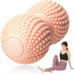 はなめぶく フォームローラー ミニ 理学療法士監修 ダイエット器具 筋膜ローラー マッサージローラー 筋膜リリース ピンポイントミニ(ピンク, 手のひらサイズ)