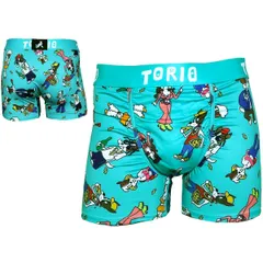 トリオ TORIO ボクサーパンツ メンズ アンダーウェア 新作 下着 おしゃれ 人気 芸能人 光る キャラクター ギフト プレゼント 誕生日 バレンタイン torio-002
