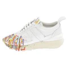 LANVIN (ランバン) ×GALLERY DEPT BUMPER SNEAKERS FW-SKBRUC-SGGD-E21 ペンキ加工バンパーランナースニーカー ギャラリーデプト ホワイトのサムネイル
