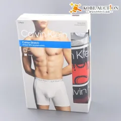 ■ カルバンクライン インナーウエア 下着 3点セット パンツ ボトムス メンズ M レッド ボルドー グレー 未使用
