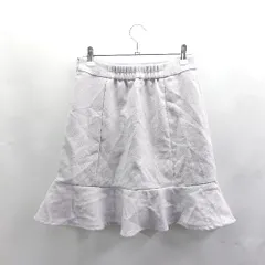 ◇ ⊂◎●未使用● MISCH MASCH ミッシュマッシュ ビジュー装飾 膝丈 フレア スカート サイズM ラベンダー レディース E  【1504240030814】