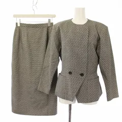 ヨシエイナバ 高級ウール スカートスーツ/9号 ヨシエイナバ 高級ウール スカートスーツ/9号 ヨシエイナバ 高級