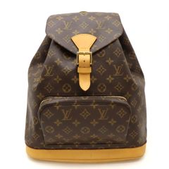 LOUIS VUITTON ルイ ヴィトン モノグラム モンスリGM リュックサック バッグパック ショルダーバッグ M51135